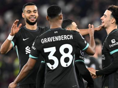 利物浦客场遭西汉姆绝杀,惊天逆转 利物浦客场遭西汉姆绝杀,惊天逆转